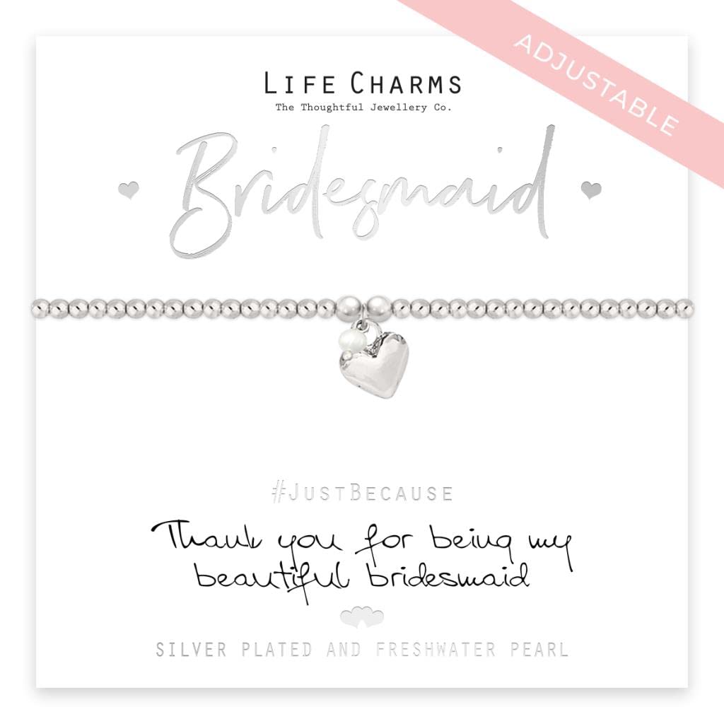 Life Charms Thank You Beautiful Bridesmaid Bracelet