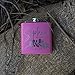 Be Burgundy Set of 6 Personalized Bridal Party Gifts, 6 oz Stainless Steel Hip Flasks, Pink, Perfect for Wedding Favors