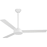 Minka-Aire F524-WHF Roto 52 Inch Ceiling Fan 3 Blades in Flat White Finish