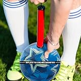 UEFA Hy-Pro Official Champions League Play Ball 9 Inch Blue Flyaway view 2