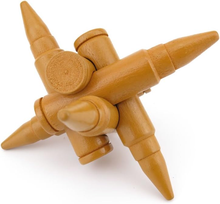 brain teaser puzzles Educational Wood Toys WY0148 Bullet Kong Ming Lock Game Brainteaser Wisdom Challenge Intellectual Training Creative Thinking IQ Magic