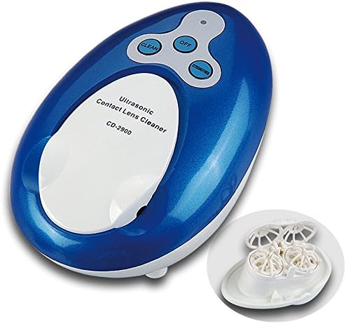 easylifeproduct Ultrasonic Contact Lens Cleaner 2 Minutes Clean Daily Care Solution Blue Color B