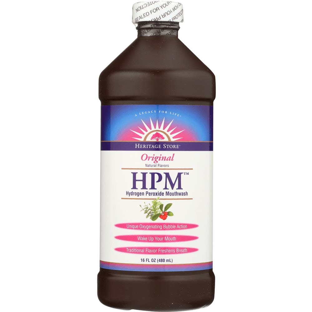 Mouthwash Hydrogen Peroxide Heritage Store 16 Oz Liquid Amazon In Health Personal Care