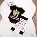 3pcs Newborn Infant Baby Girls Romper+Pants+Headband Legging Home Outfits Set (0-3M, Black+White)