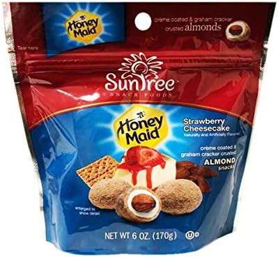 Sun Tree Snack Foods Creme Coated &amp; Crusted Almonds 6oz, 1 Pack (Honey Maid)