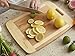 Kitchen Active Bamboo Cutting Board. Premium Natural Boards Are Best For Chopping Brie Cheese, Vegetable, Pastry Lemon, French Bread & More With Big Wood One Handed Handle (Medium 13
