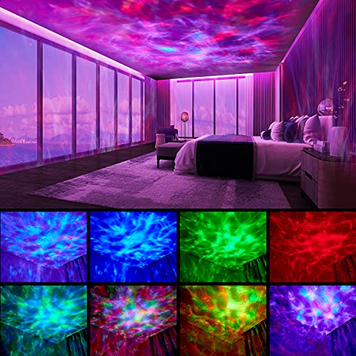 LED Sternenhimmel Projektor, Galaxy projector, Mini star Lampe, Kinder Nachtlicht Baby,Musik Bluetooth Sternlicht mit Fernbedienung Timer,Sternenprojektor Licht Farbwechsel für Erwachsene Schlafzimmer