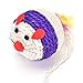 Cat Toy Sisal Ball with Feather Interactive Durable Pet Supplies Color On Random