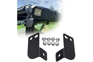 NORTHYUN Rear Roof Pillar Roll Cage Bar Reverse LED Backup Light Pod Mounting Brackets Compatible with 2013-2020 Polaris Rang