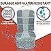 Car Seat Protector Under Baby Carseat- Extra Padded for XL Size Car Seat-Waterproof&Durable Premium Materials-Extra Large Storage Pocket - Prevents Dirt and Damage on Leather Car Seat(Grey)