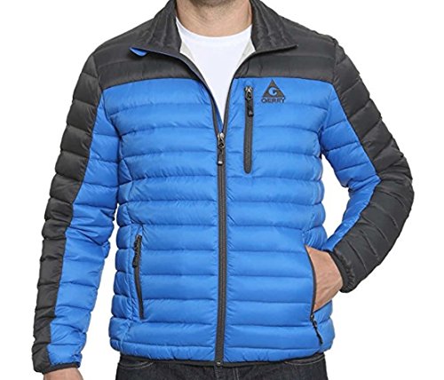 Gerry Mens Replay Packable Down Jacket (Blue, Medium)