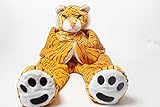 SnooZzoo Brown Bear Children's stuffed animal sleeping bag. GIANT!! 66 inches tall.