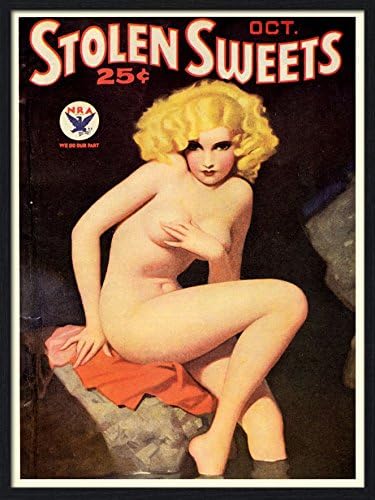 Stolen Sweets FRIDGE MAGNET 6x8 Pulp Art Magnetic Canvas Print Pin up
