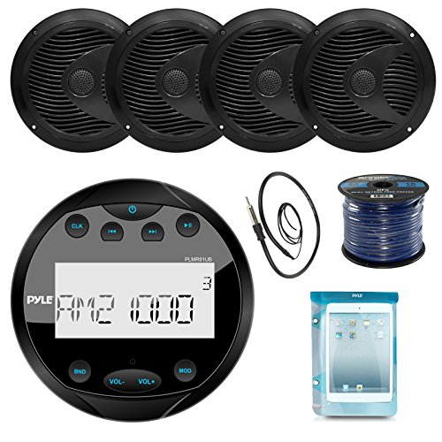 Pyle Audio Marine Bluetooth Receiver MasterBasser