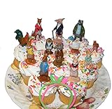 Famous Books Peter Rabbit Deluxe Cake Toppers Cupcake Decorations Set with Figures and Toy BunnyBracelets Featuring All The Popular Peter Rabbit Characters!
