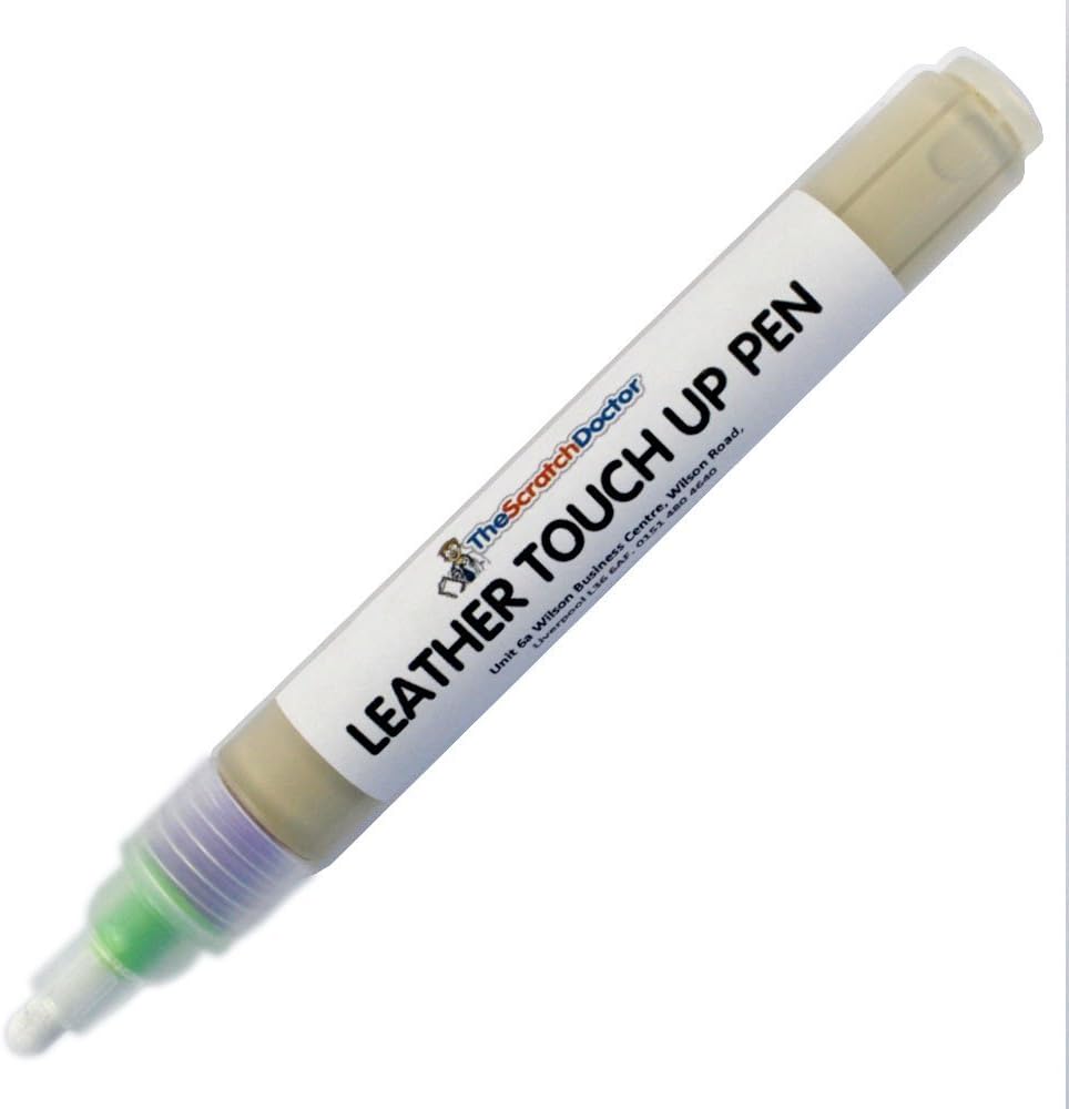 Leather TOUCH UP Craft Repair Pen for Sofa, Suite, Armchair etc (Cream
