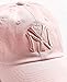 American Needle New York Yankees MLB Tonal Ballpark Cotton Twill Adjustable Dad Hat (Club Pink)