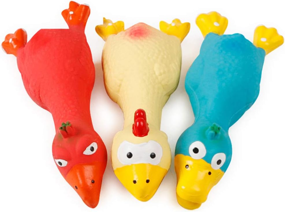 small rubber chicken