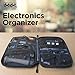 Electronics Organizer Tech Case - Travel Tech Accessory Organizer