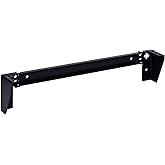 RackPath 1U Vertical Wall Mount Rack - Heavy Duty 125lbs Capacity Vertical Mounting Bracket