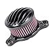 Black Air Cleaner Intake Filter System Kit For Harley Sportster XL883 XL1200 1988-2015 Black