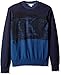 Calvin Klein Jeans Men's Ck Logo Color Block Crew Neck Shirt