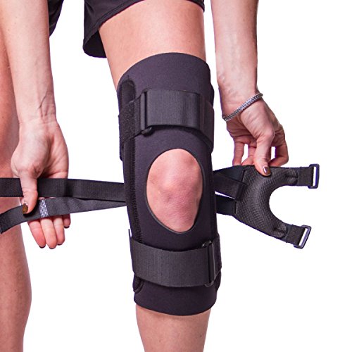 J Brace Patella Stabilizer Lateral JStrap Knee Support for Subluxation, Dislocation, Left or