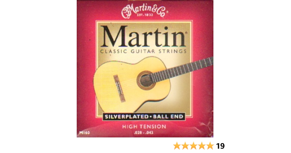 Amazon Com Martin M160 Silverplated Ball End Classical Guitar Strings 028 043 Musical Instruments Amazon Com Martin M160 Silverplated Ball End Classical Guitar Strings 028 043 Musical Instruments