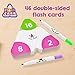 Star Right Math Triangle Flash Cards, Multiplication and Division Facts 0-12, Double-Sided, 2 Write and Wipe Cards Included, 2 Erasable Markers, for Ages 8 & Up
