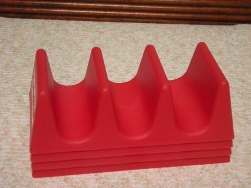 Taco Holders ~~ Red ~~ Package of 4 by Taco Tenders