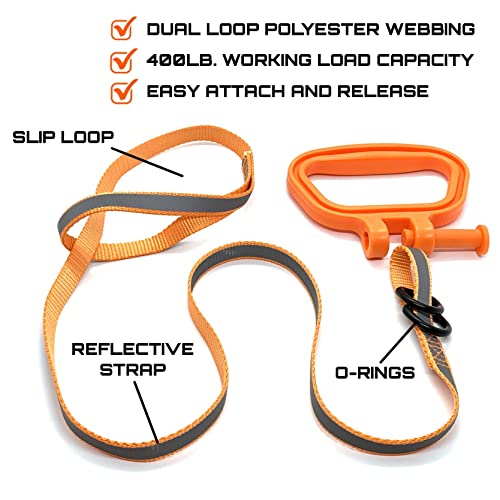 MULTUS Perfect Deer Drag Hunting Dragging Pull Rope Safety Reflective Hunting Accessory
