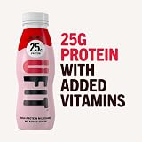 UFIT 25g Protein Shake Strawberry Ready to Drink 10 x 330 ml view 3