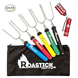 ROASTICK Marshmallow Roasting Sticks -Set Of 5- Rotating 34
