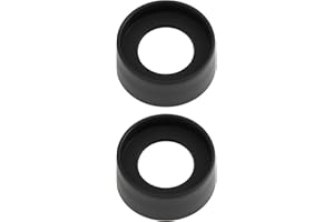 SING F LTD 2Pcs Rubber Eyepiece Foldable Eye Cups Compatible with 27-29mm Microscope Binoculars