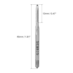 uxcell Machine Tap #2-56 UNC UNC Thread 2B Class 3