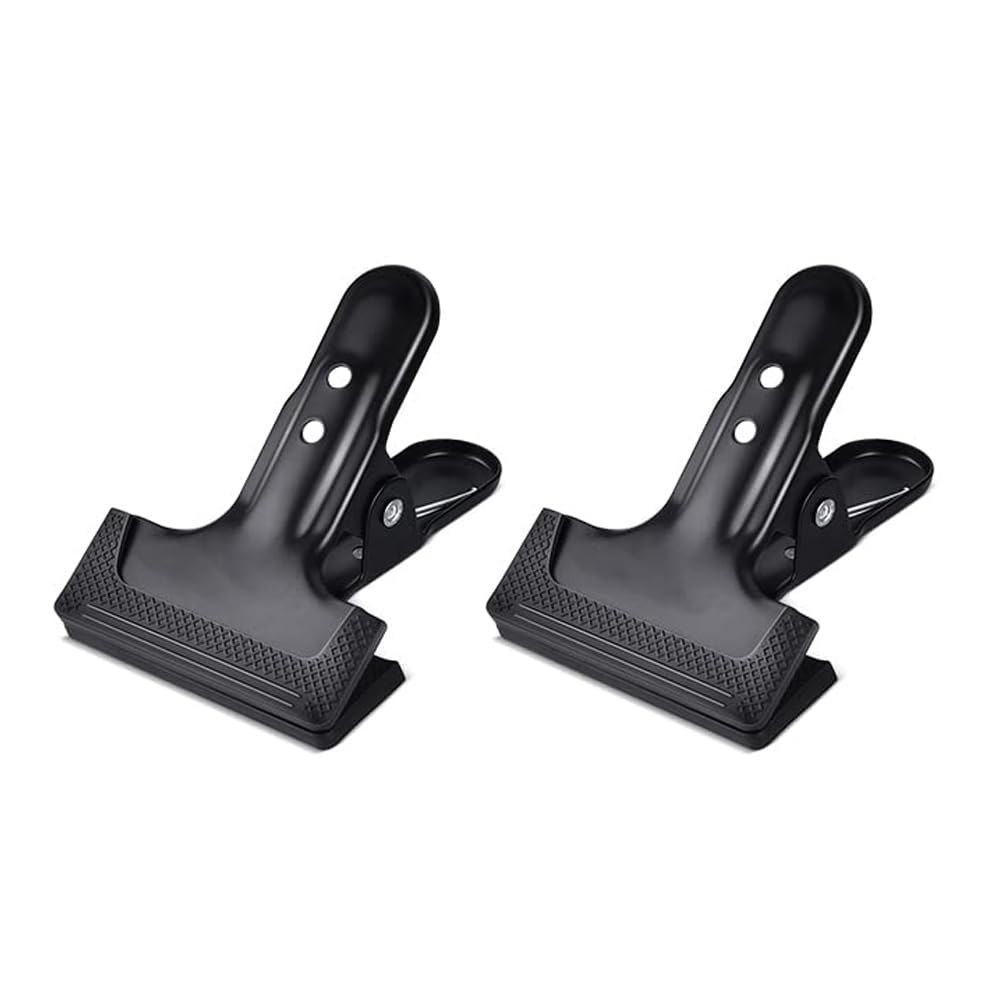 Photo 1 of KAGYOKU Backdrop Spring Clamps - 2 Pack of 4" Heavy Duty Clips for Photography Background Stands, Woodworking & Home Improvement Projects