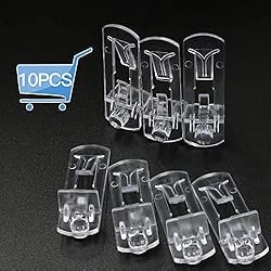 Jamiikury 10pcs Plastic Locking Shelf Pins, Cabinet