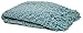 Chanasya Super Soft Beautiful Elegant Decorative Woven Popcorn Texture Couch Bed Baby Blue Teal Throw Blanket with Ball Fringe- Light Baby Blue
