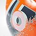 adidas Performance Euro 16 Glider Soccer Ball, Solar Orange/Utility Green/Ice Green/Vapor Steel Grey, Size 4