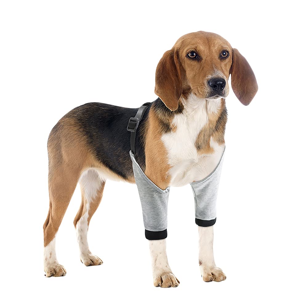 XGOPTS Dog Leg Joint Protector Shoulder Sleeve Elbow Brace For Medium Large Dogs Leg Support Front Leg Brace For Injury Recovery M
