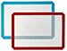 Kitch N' Wares Silicone Baking Mat, Non-Stick Cooking Mat - 2 Pack - Red and Blue - 11.5 X 16.5 Inches