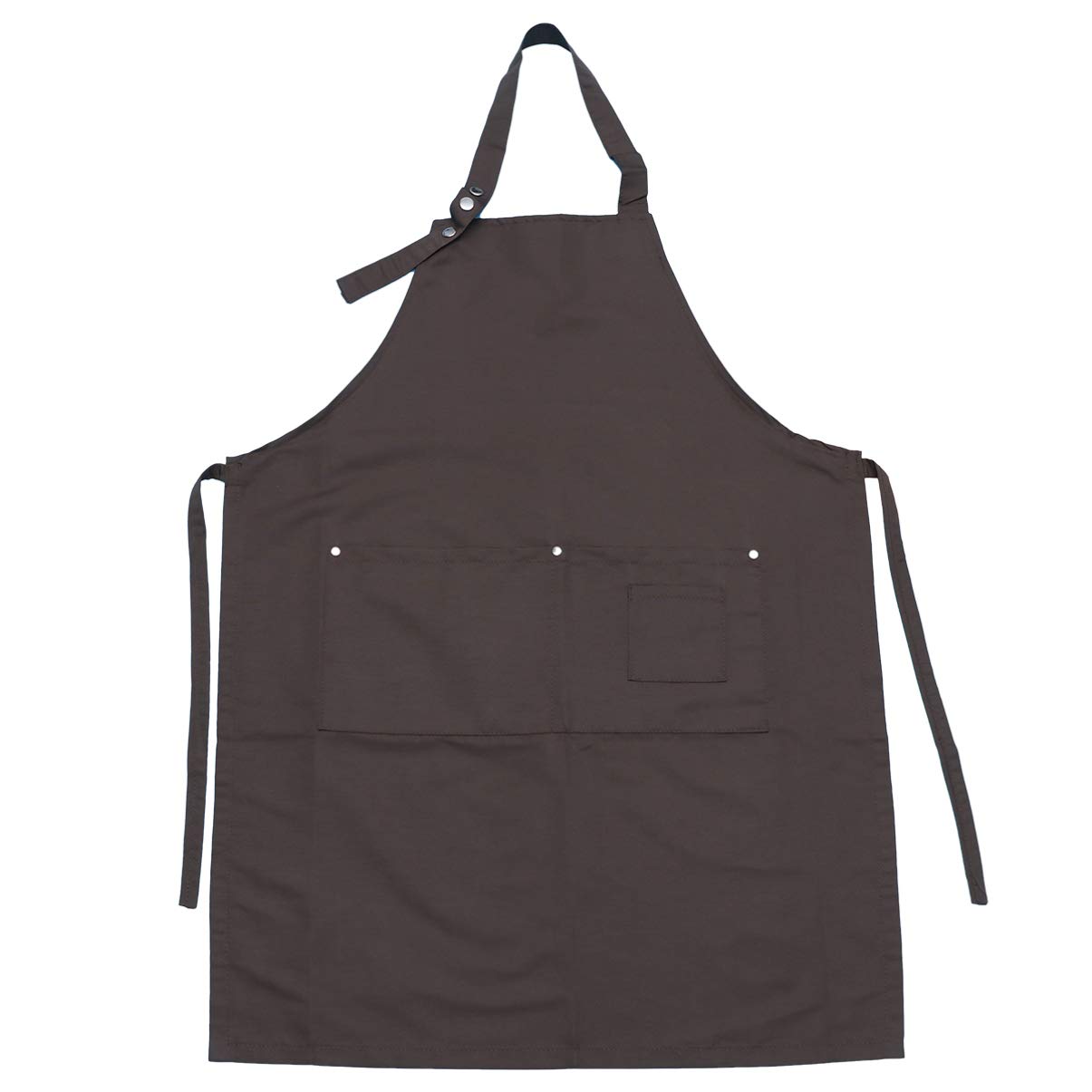 Lurrose Sleeveless Working Apron Fashion Kitchen Apron Protective Pockets for Cooking