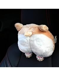tinton Vida 2pcs super cute Corgi Butt   Asiento de coche reposacabezas cuello almohada