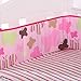 Wowelife Baby Pink Butterfly 7 Piece Baby Girl Bedding Crib Sets(Pink Butterfly)