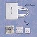 LadyRosian “Love Heart” 925 Sterling Silver Hook Dangle Love Earrings with Blue Swarovski Crystals Fashion Jewelry Simple Gifts for Sisters Best Friends (Blue)