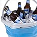 Simply Genius 10L Foldable Silicone Collapsible Bucket 2.6 Gallon Clean Camping Car Beach