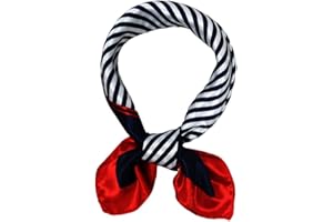 Nautical Captain Sailor Scarf, Costume Accessory for Men, Women, Blue, One Size