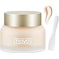 Vbolre Novo Liquid Foundation Cream, Novo Concealer Face Foundation Base Cream Makeup Powerful Concealer Full Coverage Waterproof Long-Lasting Concealer Moisturizing Liquid Foundation (natural color)