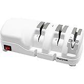 Sharpeak 198H-SPK Professional Electric Knife Sharpener with Versatile 3 Stages, Monocrystalline Diamond Wheels, Overheat Pro