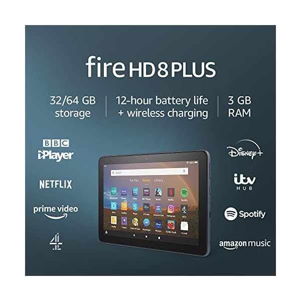 Fire-HD-8-Plus-tablet-8-HD-display-32-GB-Slate-with-Ads-Our-best-8-tablet-for-portable-entertainment Fire HD 8 Plus tablet, 8" HD display, 32 GB, Slate - with Ads, Our best 8" tablet for portable entertainment (2020 release)